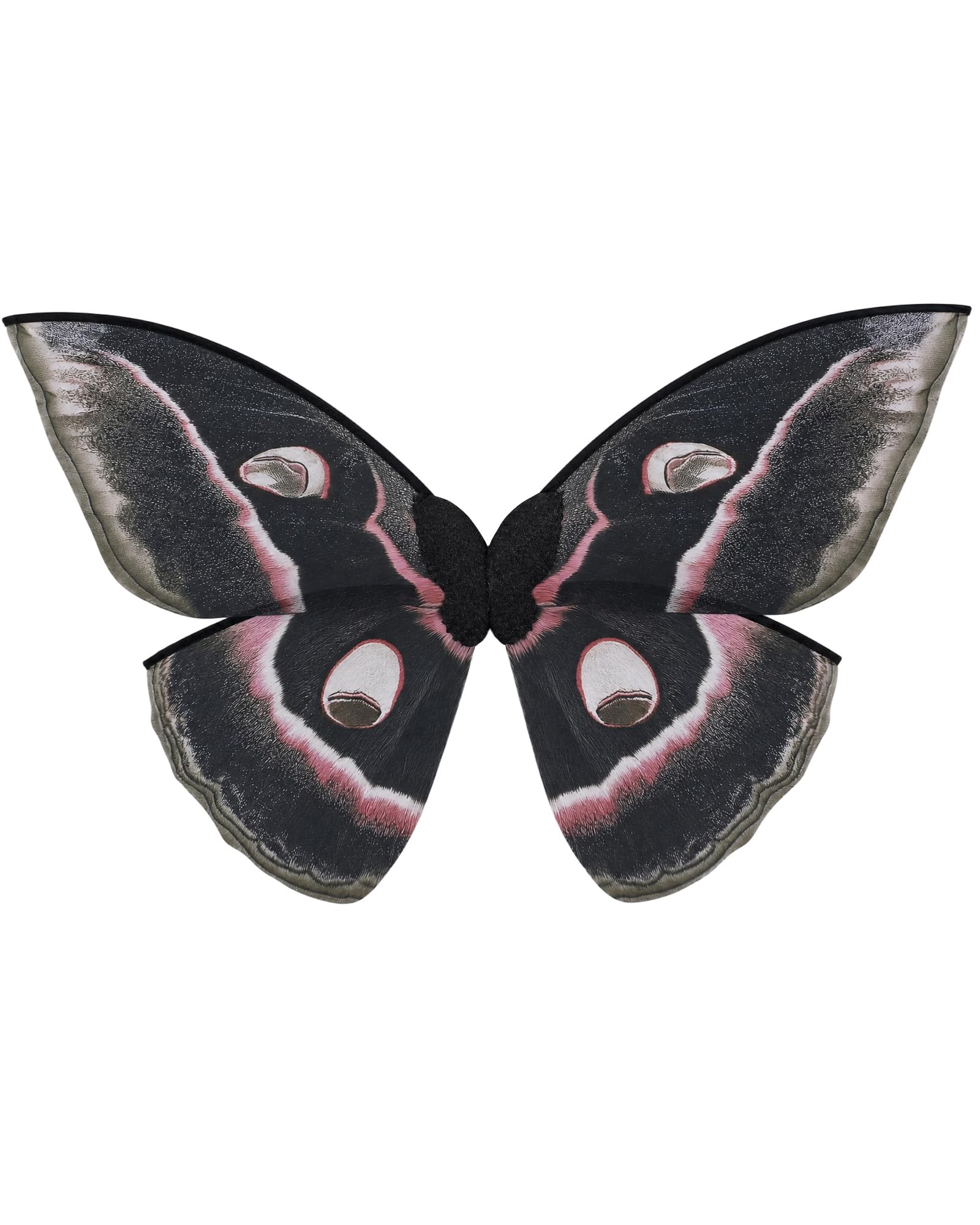ETOFETE Moth Wings Black Butterfly Costume for Women Halloween Fancy Dress