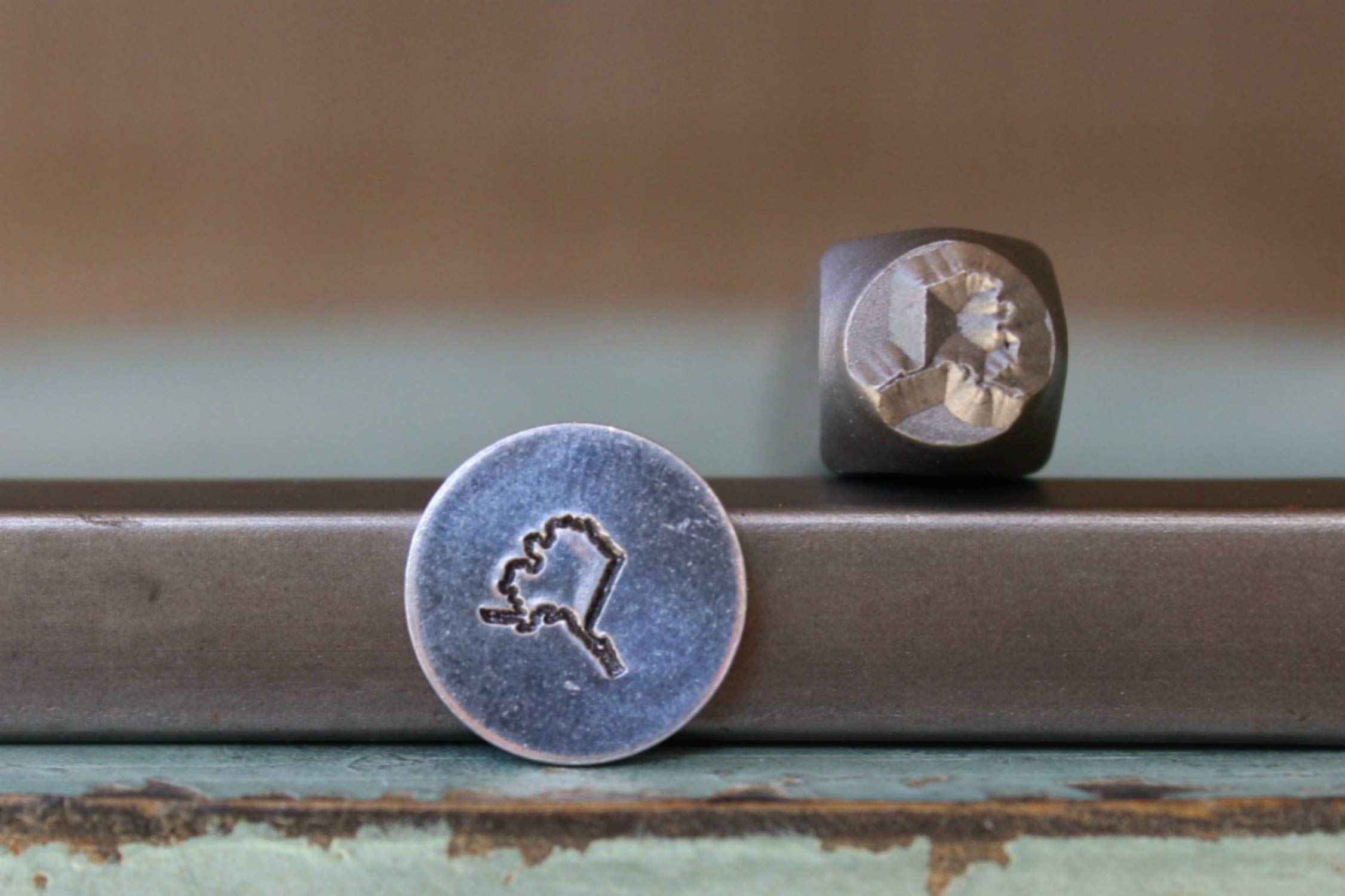 6mm US Alaska State Single (Not a Set) Metal Punch Design Stamp CH-324