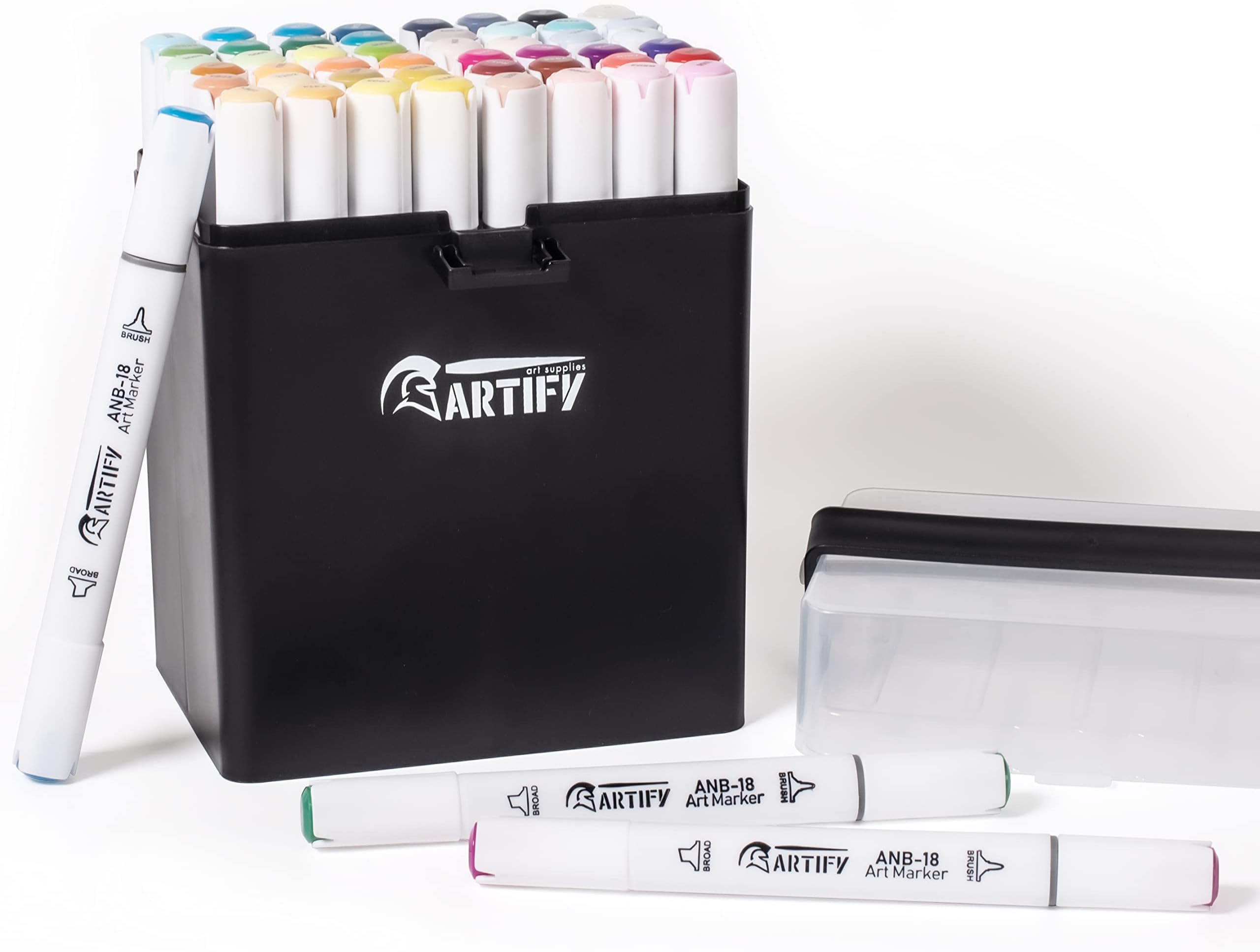 48 Colors Brush Tip Art Markers