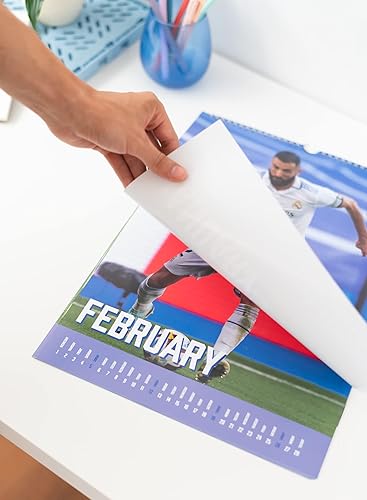 Miniatura 6 de Grupo Erik Real Madrid - Calendario de pared A3 2023 | FSC | 11.7 x 16.5 pulgadas - 11.7 x 16.5 in | Agenda de 12 meses | Calendario A3 2023 |