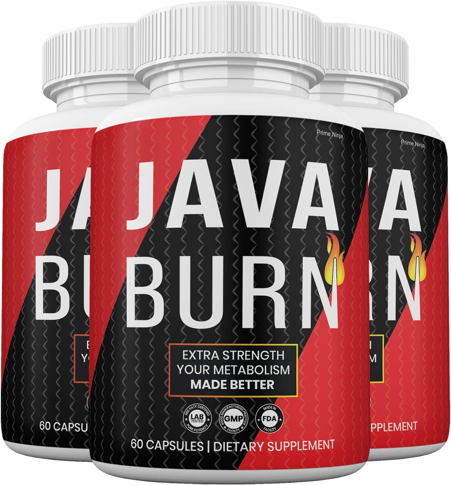 (3 Pack) JavaBurn Powerful Formula, JavaBurn Now in Pills, Maximum Strength, 180 Capsules