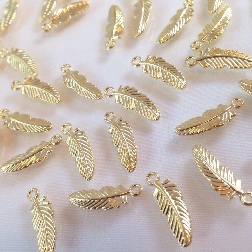 K18美品羽モチーフゴールドチャーム　2298K2504 K18美品羽モチーフゴールドチャーム 2298K2504