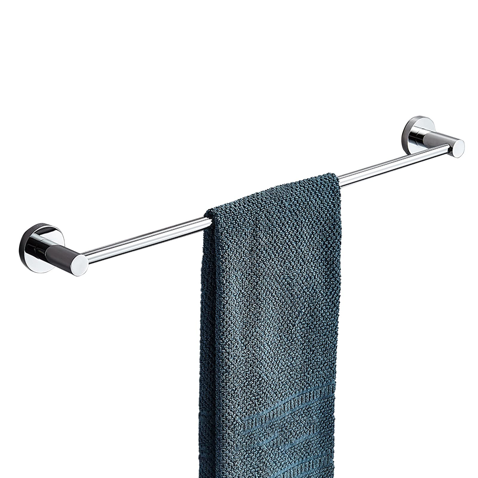 Tige porte-serviettes en cuivre chromé anti-rouille pour douche