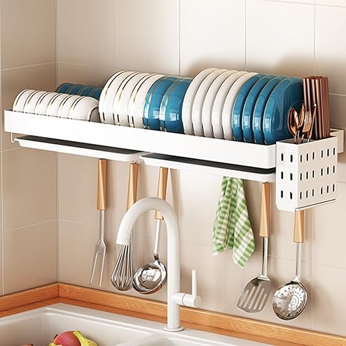 IMPREC LYWY - Estante de secado para colgar platos, organizador de platos de secado para colgar sobre el fregadero, estante de almacenamiento para disponible en Yaxa Guatemala