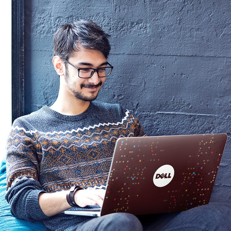 Image of Galaxsia DSGN 295 Full Body Laptop Skin Bubble-Free| Laminated & Removable | HD Quality Sticker for Laptops Upto 15.6 Inches Compatible with DELL