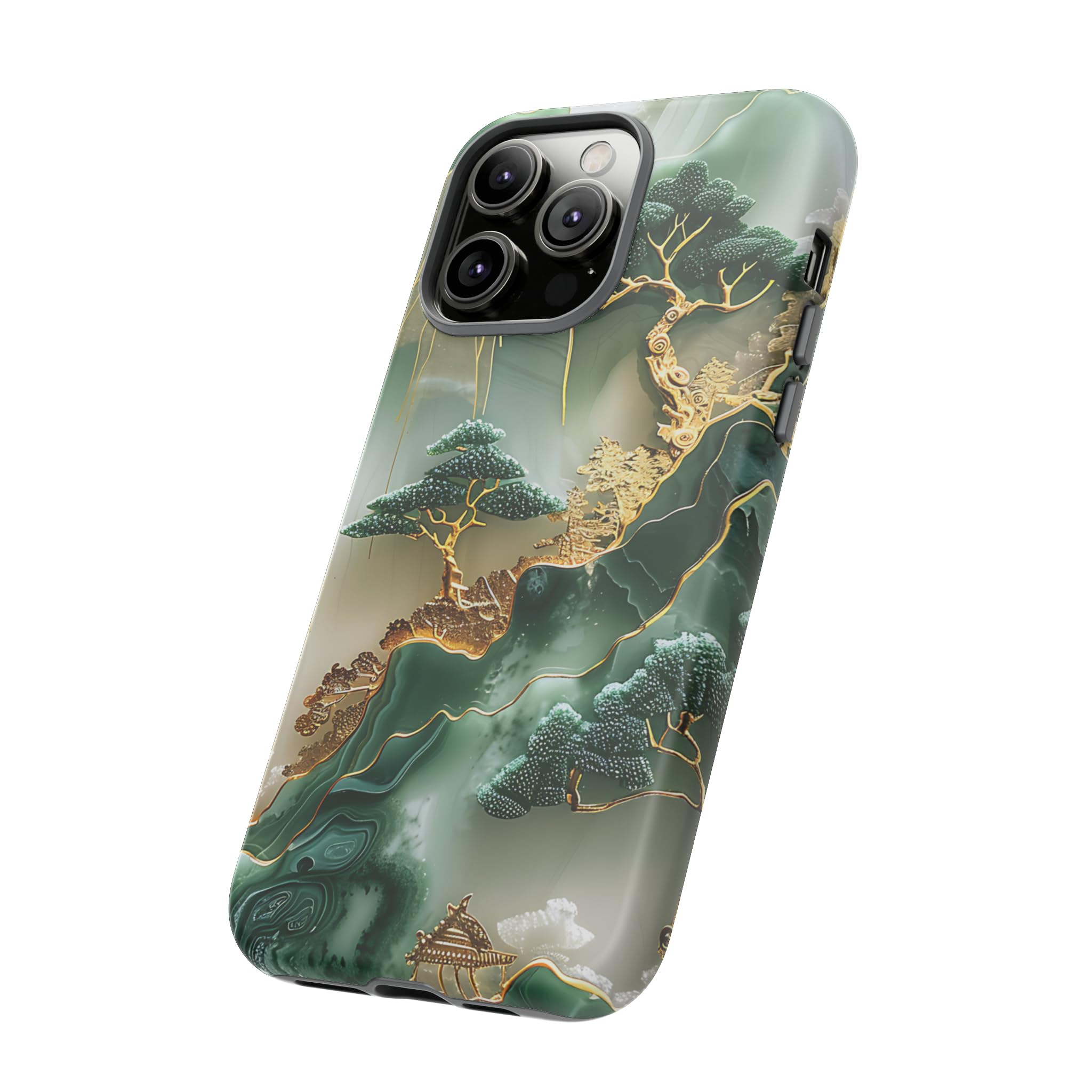 Amazon.com: Generic Asian Jade Carving 3D Effect Landscape Art