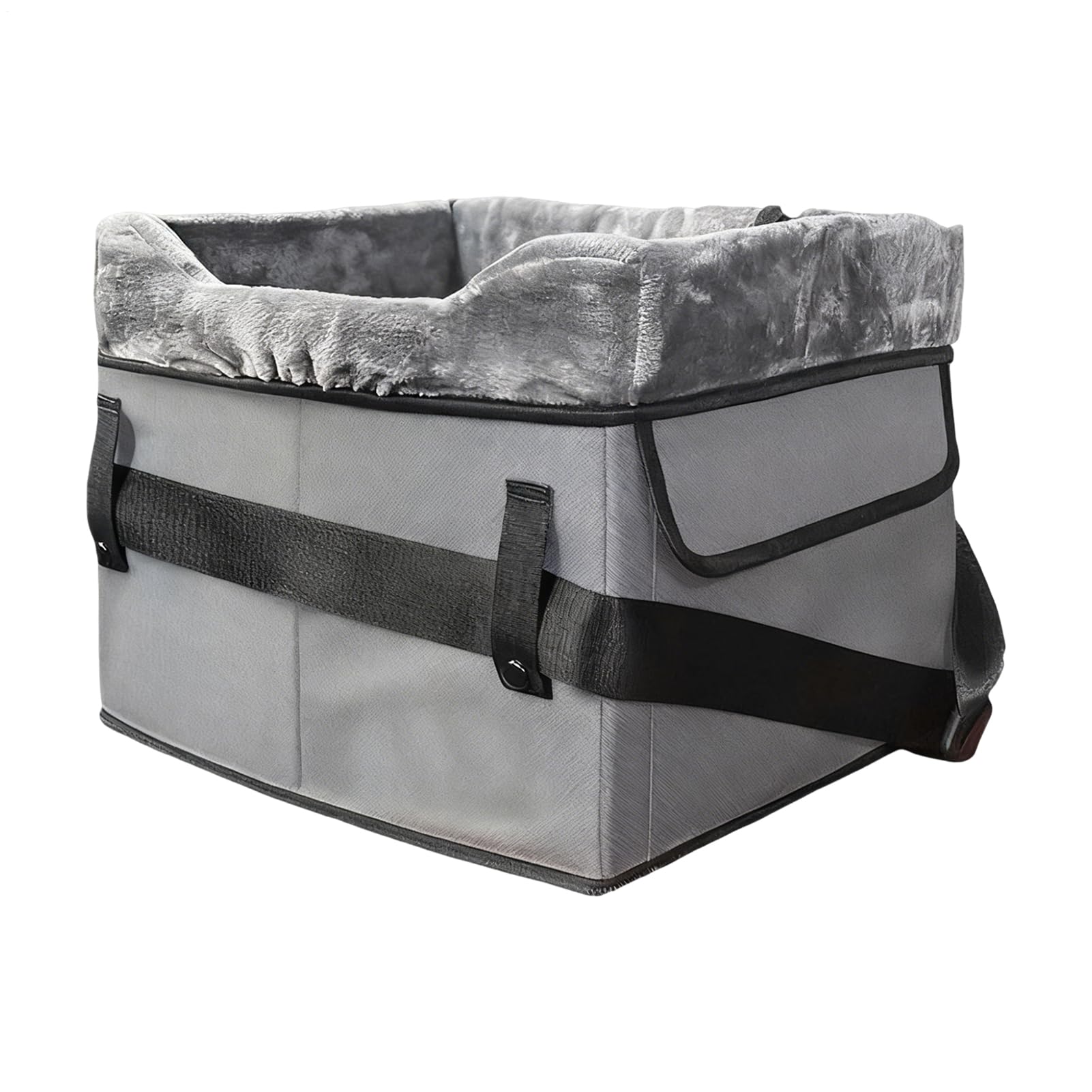 Asiento De Auto Para Cachorros Cama Lavable De Peluche Para Cachorros | Cama De Coche Para Perros Con Bolsillos De Almacenamiento Para Viajes En Vehículo Con Perros De Hasta 11 Kg En Trasero