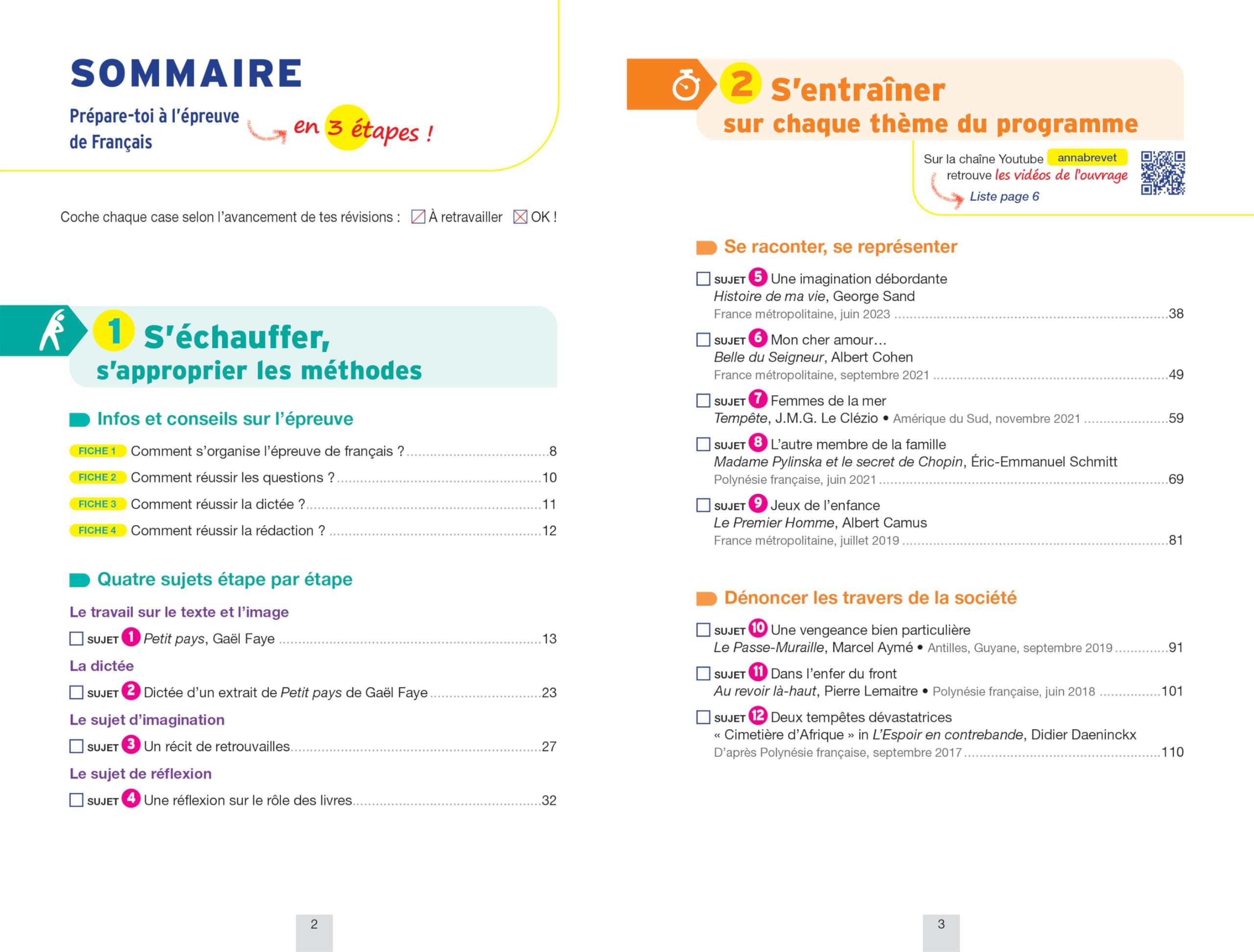Annales du brevet 2026 - Annabrevet Français 3e - Nouveau brevet: sujets corrigés & méthodes pour réussir son brevet