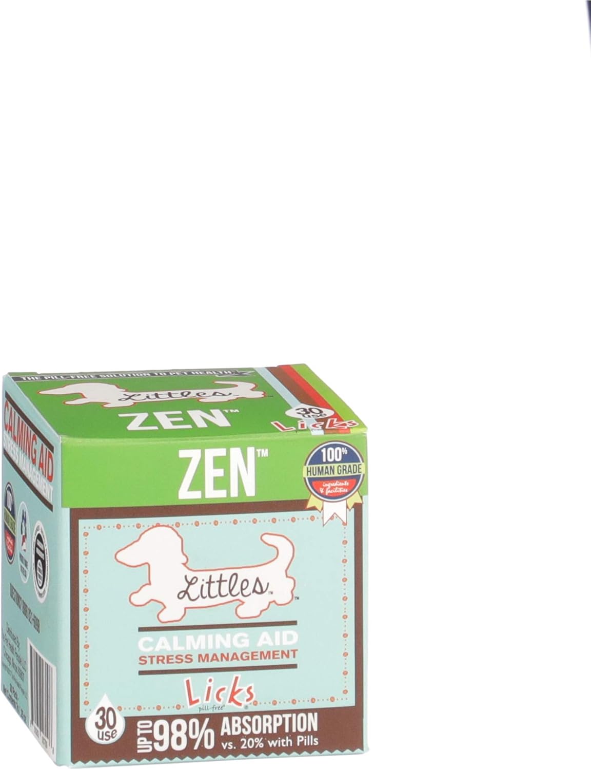 Licks Pill Free Zen Small Breed Dog Calming Aid Zen