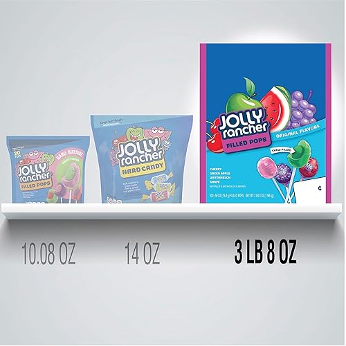 Miniatura 4 de JOLLY RANCHER Paletas rellenas con sabor a frutas caja a granel de 056 onzas 100 piezas