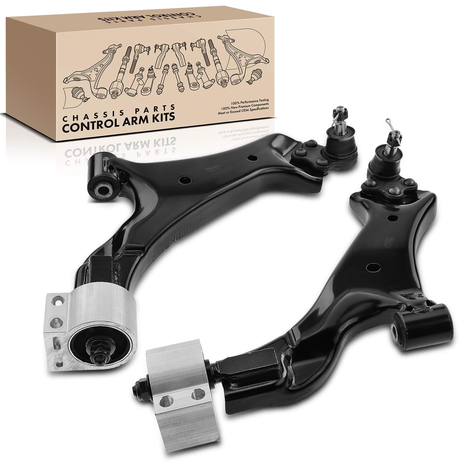 Frankberg 2 x wahacz, zawieszenie koła, przednie i dolne, kompatybilne z Antara L07 Captiva C100 C140 Replace # RK620661