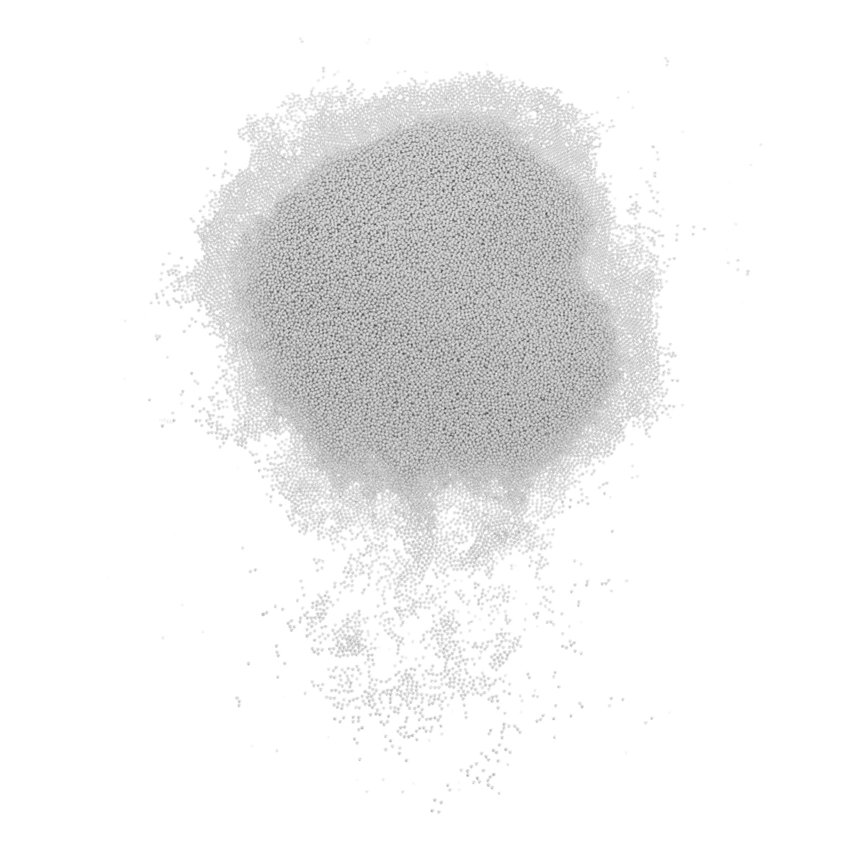 Perline per Nail Art in Metallo Argento, Sfere Rotonde 500g | 1 Confezione, Applicazione Facile e Finitura Resistente, per Eventi Speciali e Uso Domestico