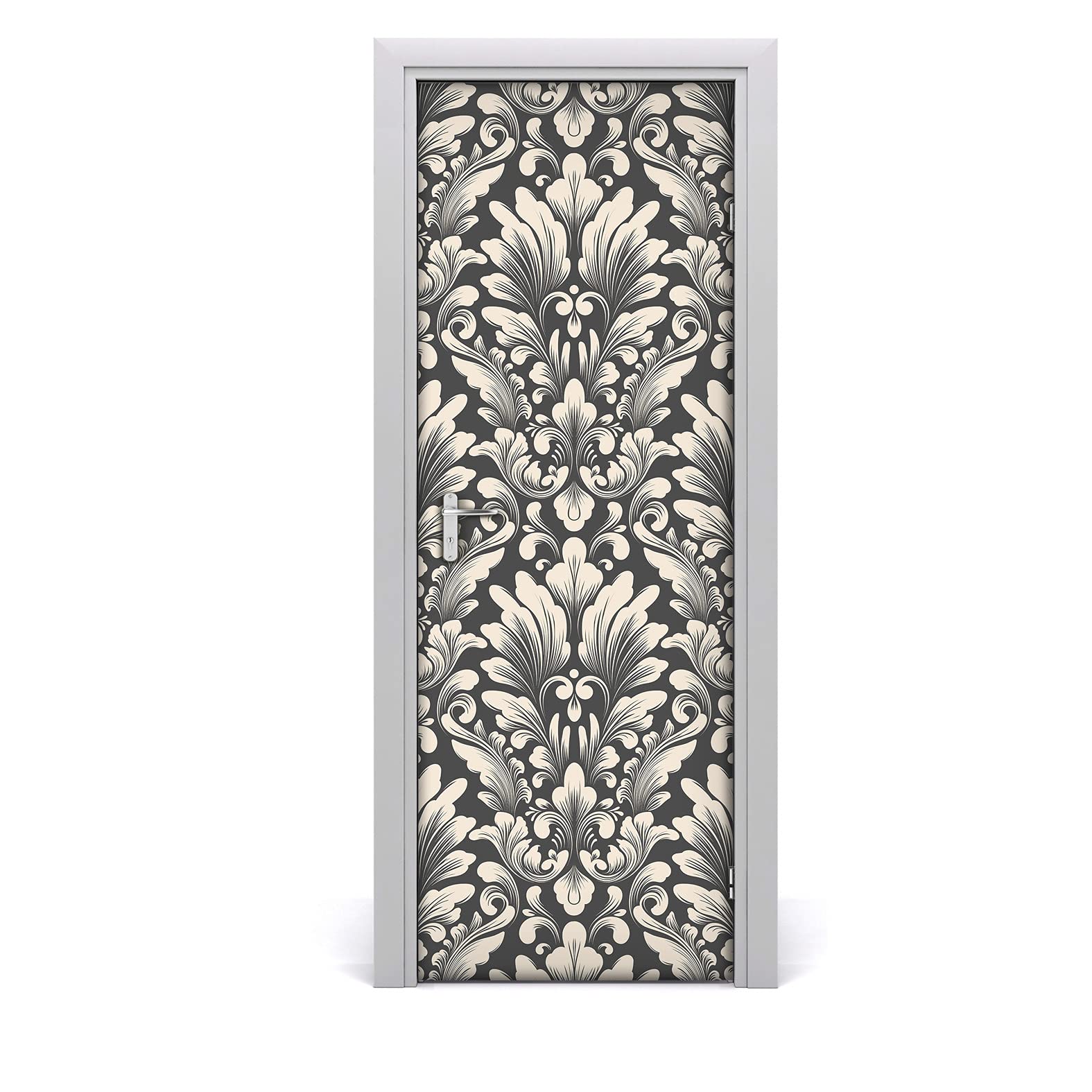 Adhesivo decorativo autoadhesiva impermeable de 77x200 cm para renovar puertas de interior