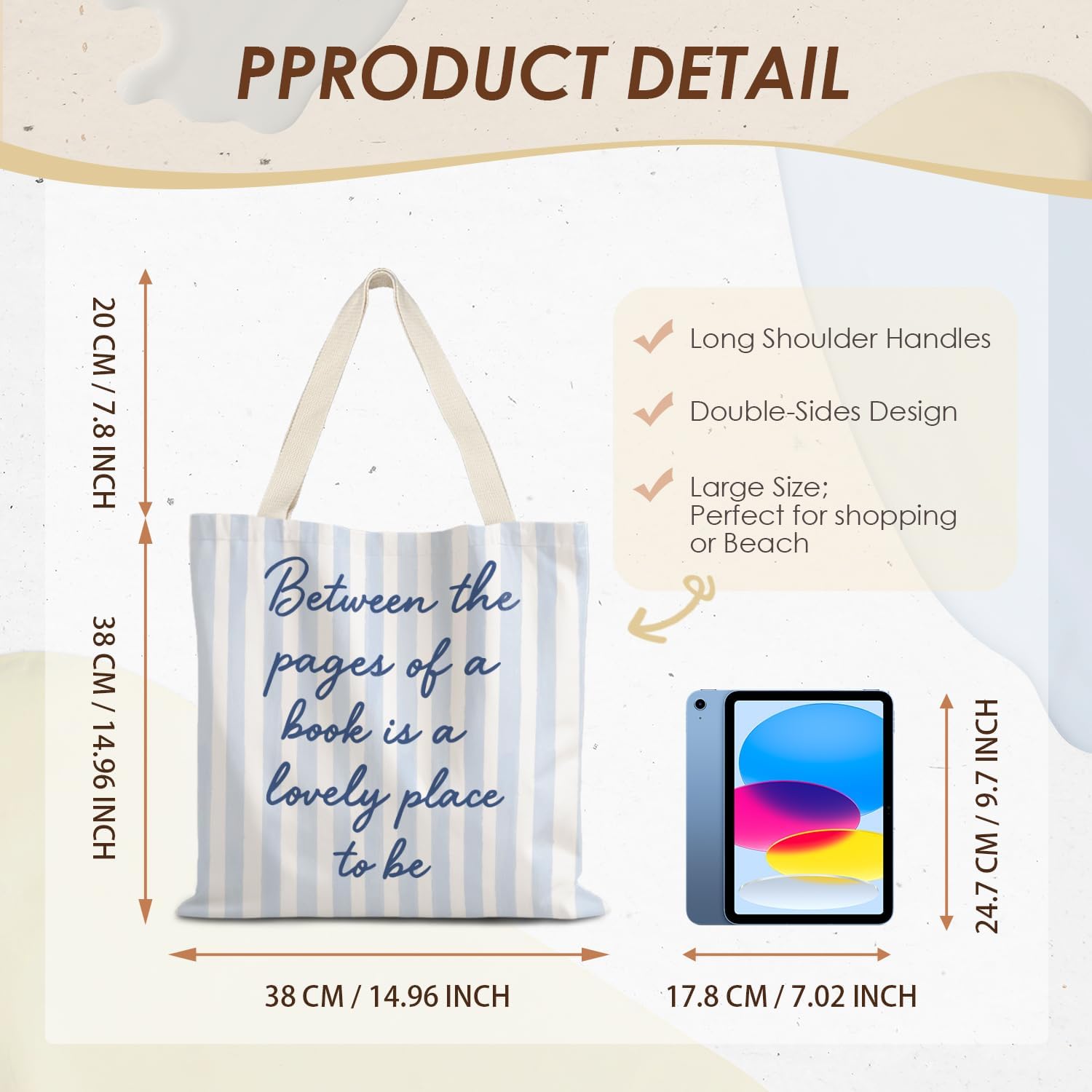 Inspirational Tote Bag,Encourage Tote Bag - Image 6