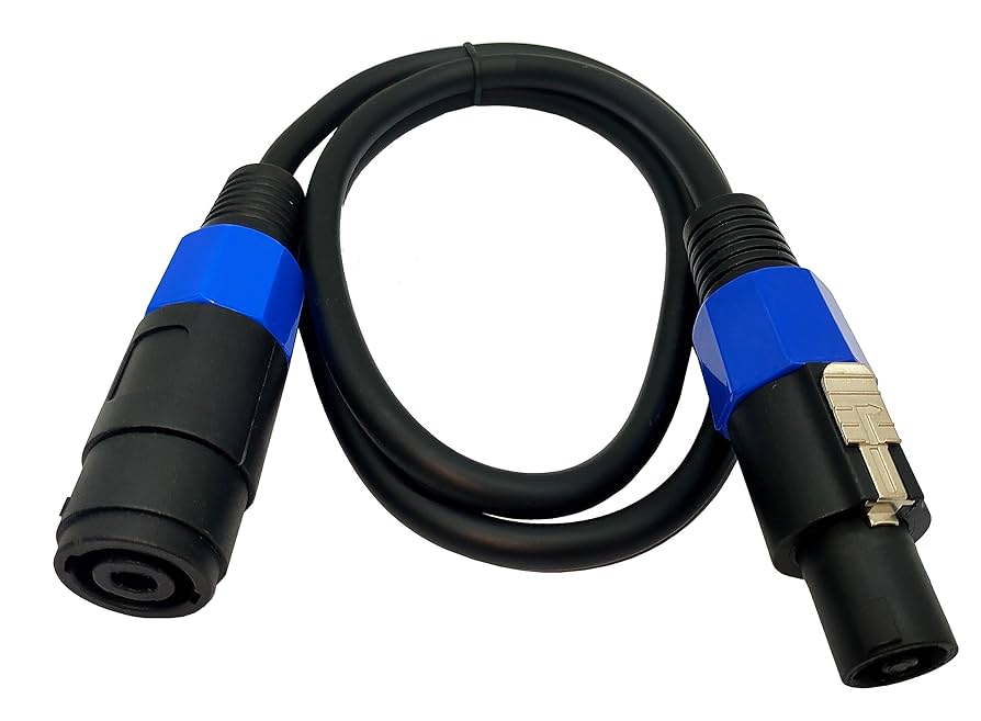 Amazon.co.jp: MTUERANC 1M/3.2フィート 18AWG Speakon オス