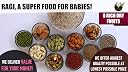 HEALTHY PANDA Organic Sprouted Ragi Dry Fruit Porridge (400g) – Nutritious Sprouted Ragi Powder for Babies, Toddler Food, Baby Cereal for 6 Months+, Healthy Baby Food with Dry Fruits, Ideal for Growth, Development, and Easy Digestion. gallery image