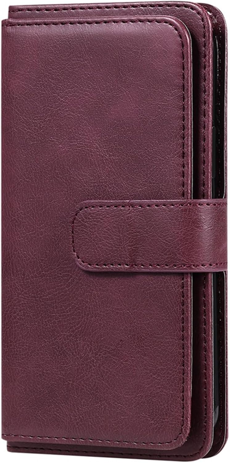 Flip Case for Samsung Galaxy S26/S26 Plus/S26 Ultra, Large Space Wallet Phone Case, with Card Holder Magnetic Closure Leather Cover(Green,S26 Plus)