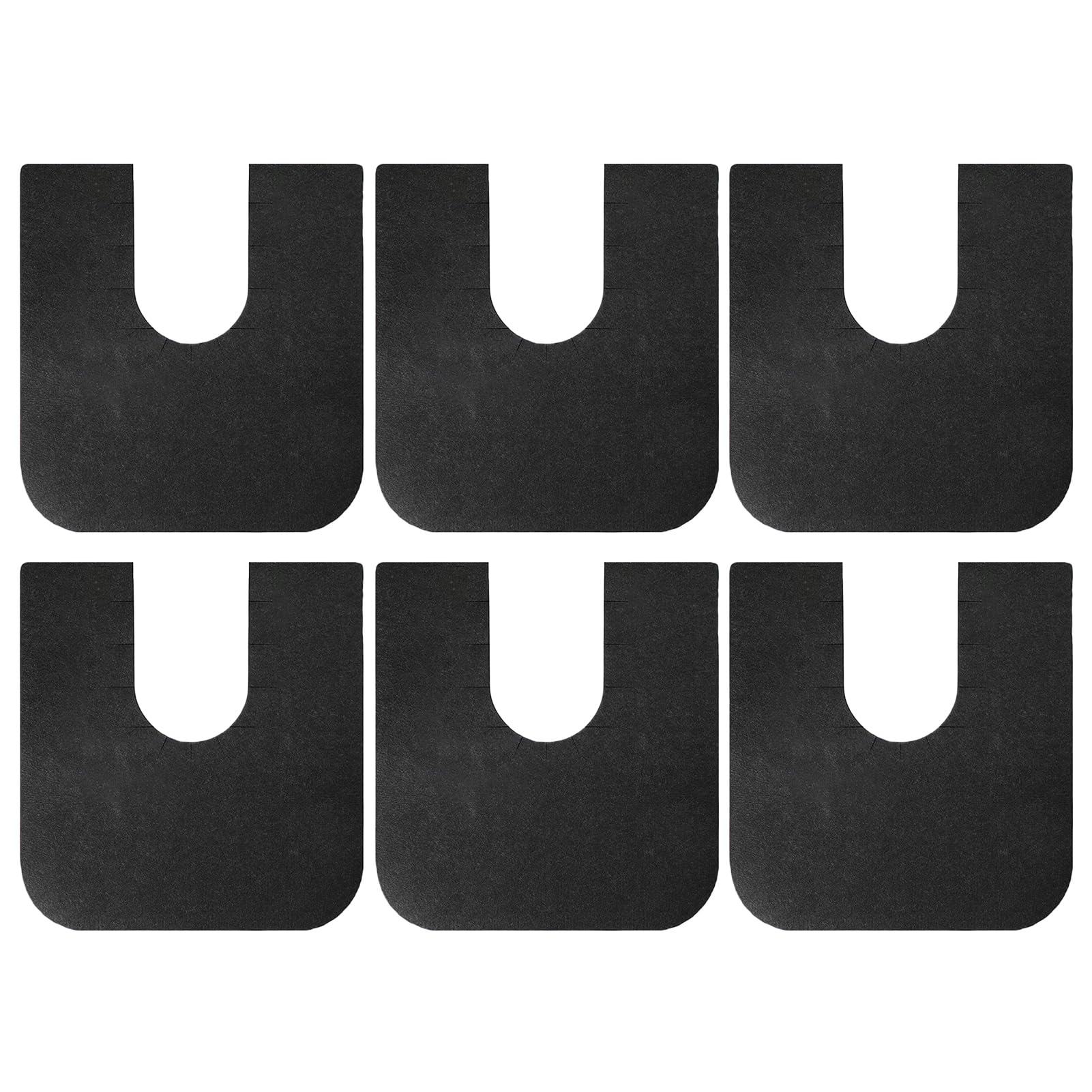 Walopola Toilet Floor Mats | Non-Slip Training Mat Toilet Mat - Soft Rounded Toilet Rug Deodorizing Commode Mat U-Shape Protector Pads for Elderly Parents