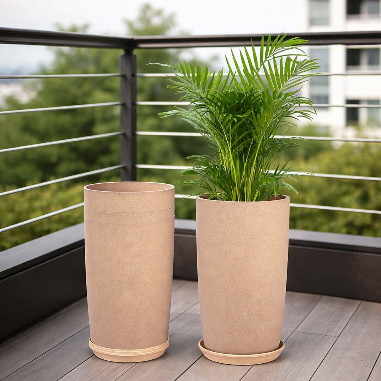 Go Hooked Tower Pots - 4 Pack, Indoor Outdoor Planters -31 Go Hooked Tower Pots - 4 Pack, Indoor Outdoor Planters -31
