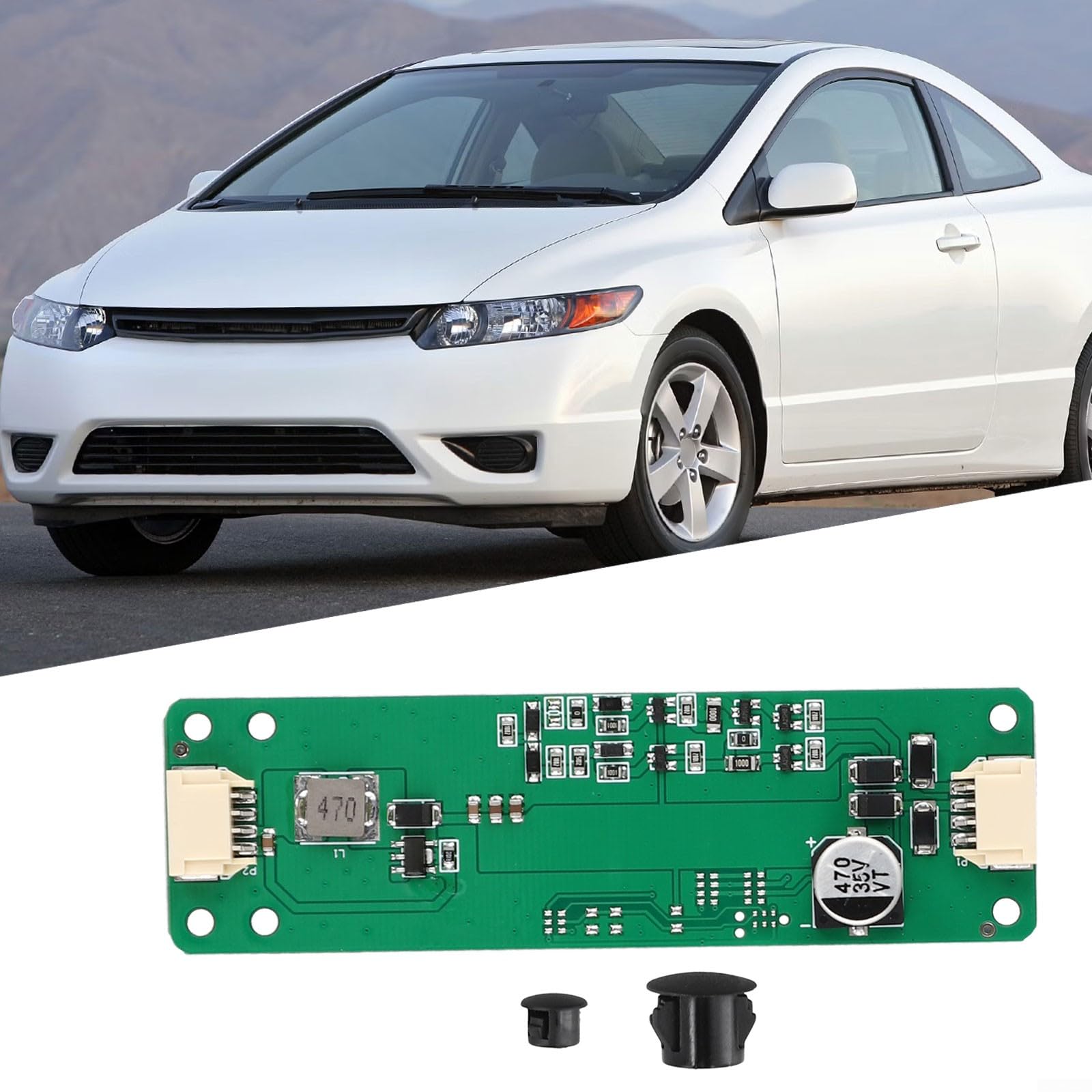 Reparación de placa de controlador de DRL para KIA Ceed 2012-2015, luz diurna LED automática de encendido/apagado módulo controlador reparación luces de conducción diurna