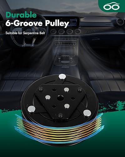 Miniatura 479 de SCITOO Compresor de CA para Acura TSX 2.4L 2004 2005 2006 2007 2008, CO 10849T Compresor de aire acondicionado con embrague 38810RBBA01 10360661