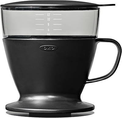 OXO Brew Pour Over Coffee Maker with Water Tank β Matte Black