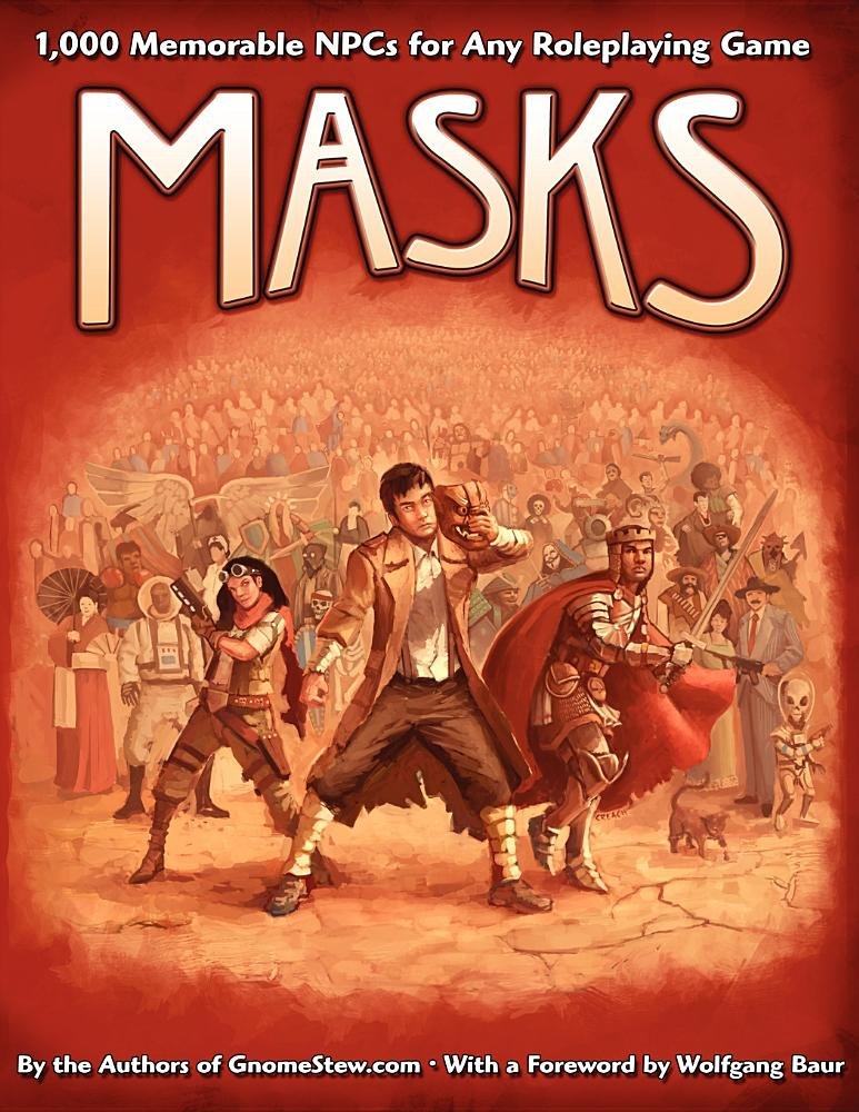 Masks 1,000 Memorable NPCs for Any Roleplaying Game (EGP42002