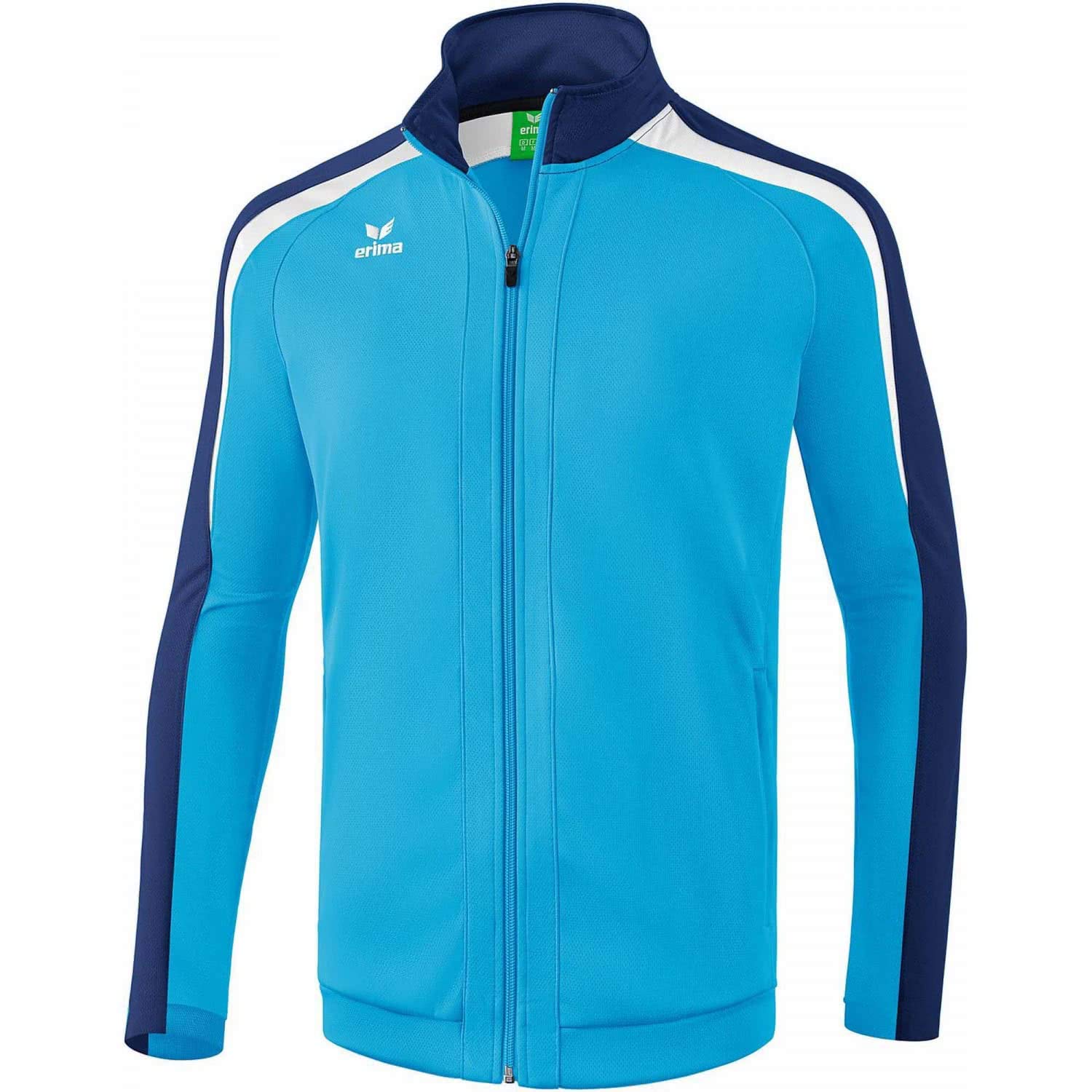 Erima Kids Liga Line 2.0 Training Jacket - Curacao/New Navy/White, Size 152