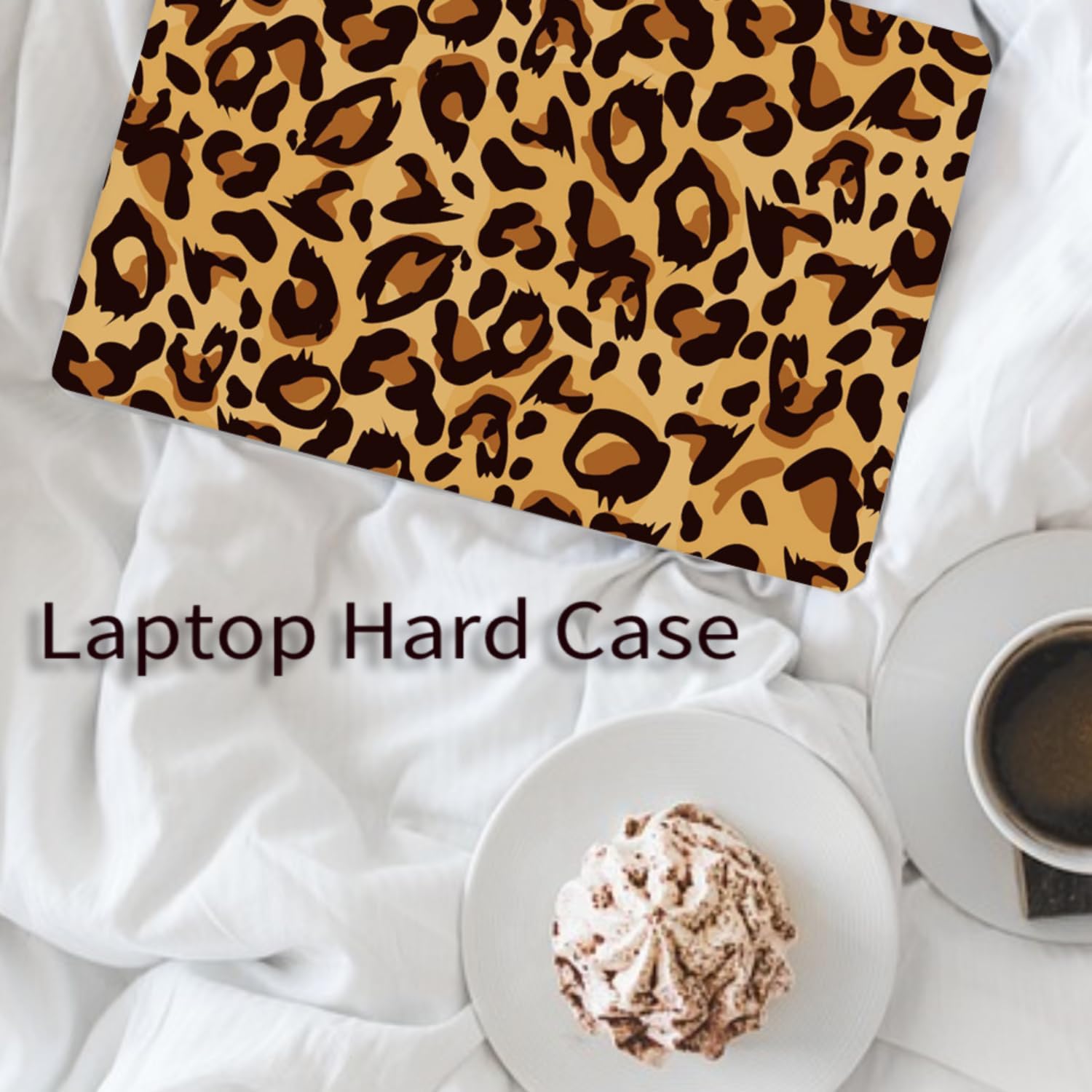 Compatible with MacBook Pro 13 inch Laptop Case 2021 2020 2019 2018 2017 2016 Release M1 A2338 A2289 A2251 A2159 A1989 A1708 A1706, Classic Pattern Plastic Hard Protective Case, Leopard Print
