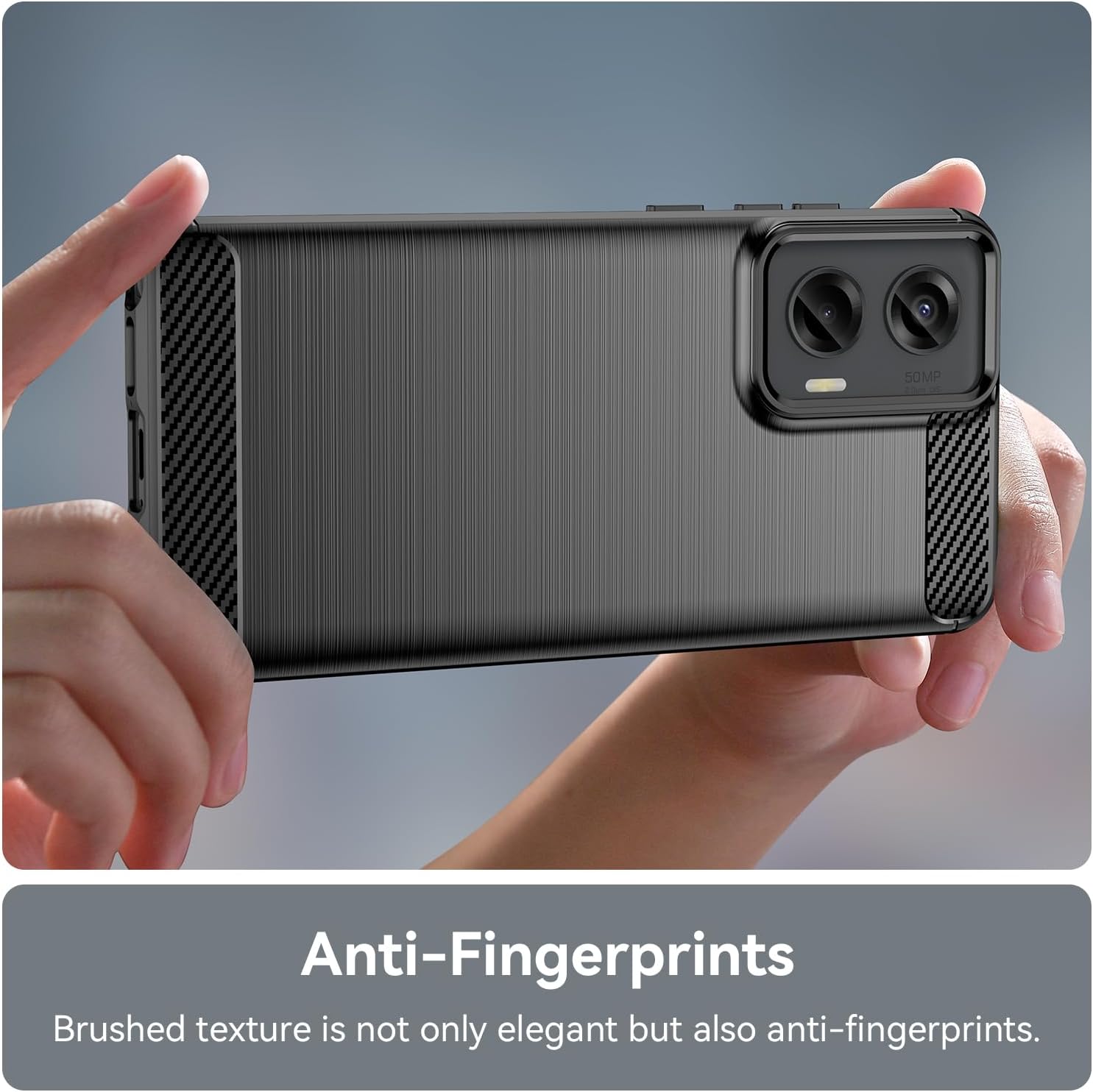 for Motorola Moto G Stylus 5G 2024 Phone case, Shockproof, Scratch Resistant Carbon Fiber Jacket, Soft TPU,for for Moto G Stylus 2024 5G case (Black)
