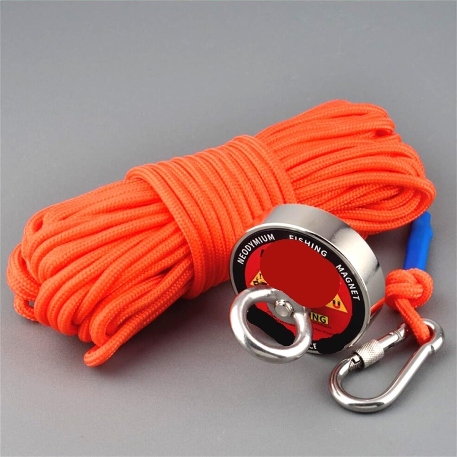 Aimant De Pêche Aimant de pêche Aimant de récupération Grand néodyme N52 aimants Recherche Corde de 10M Aimant Neodyme(450KG)