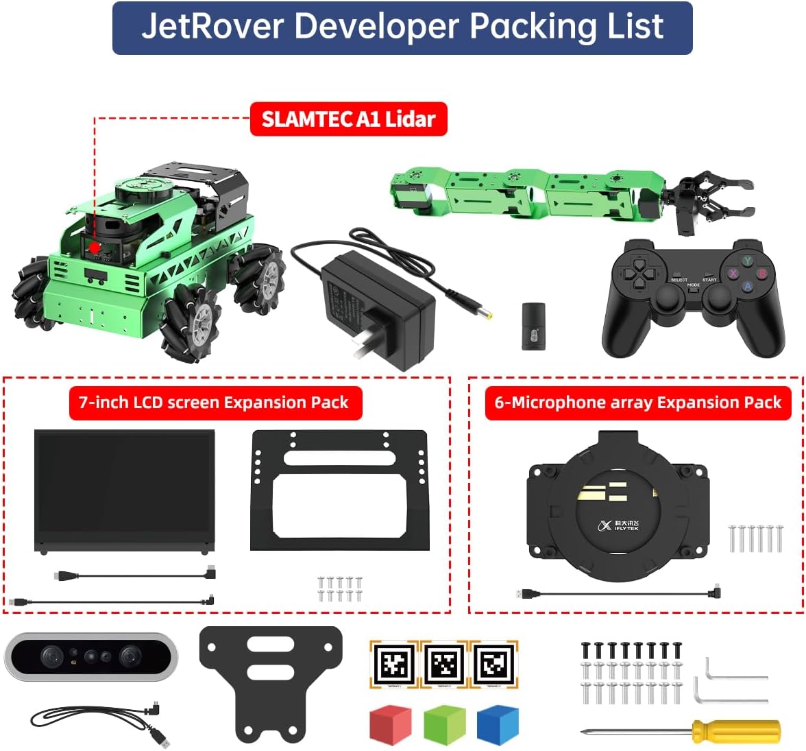 JetRover Developer Packing List