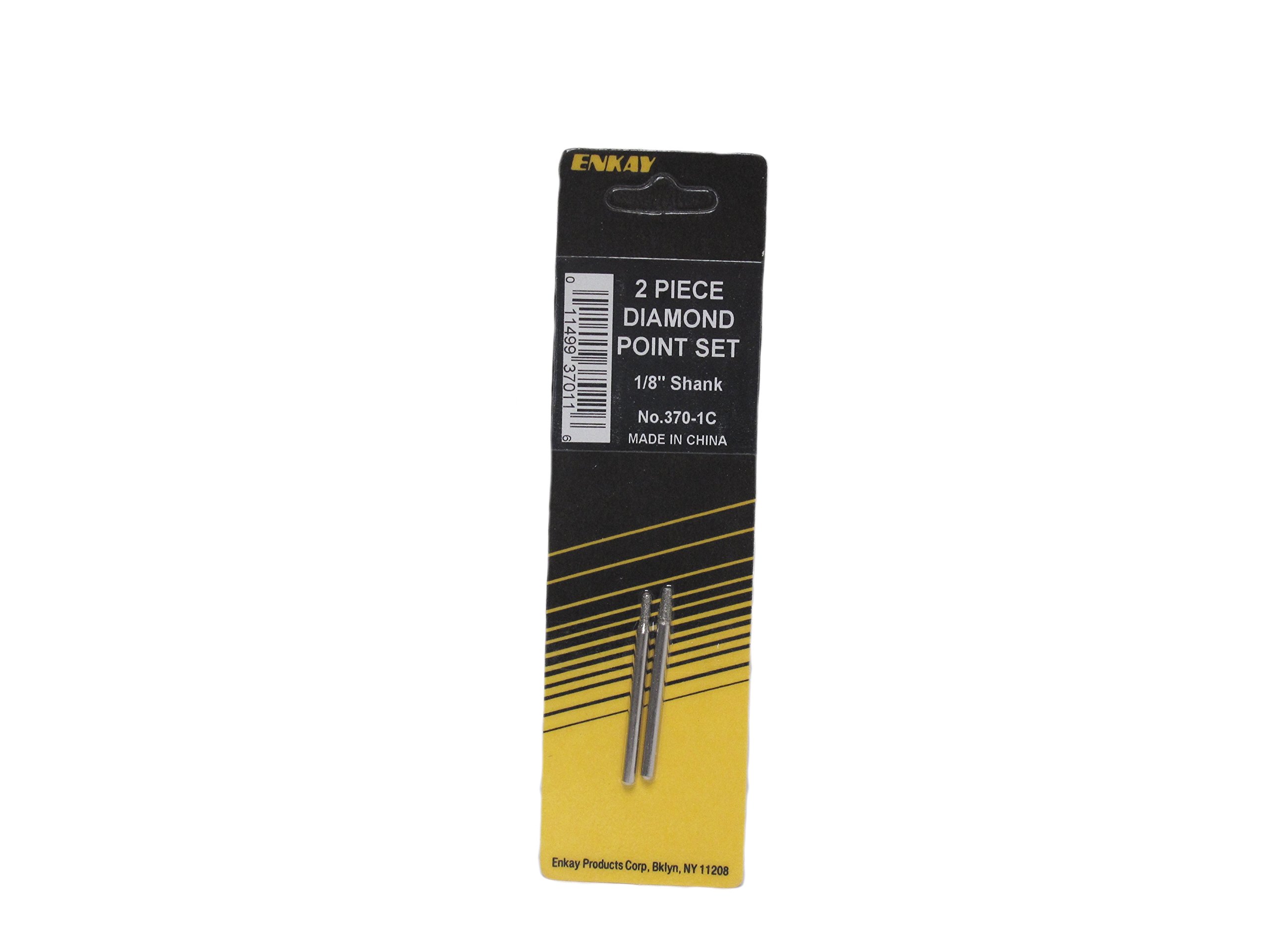 Enkay 370-1C Diamond Point 1/8-Inch Shank Carded, 2-Piece