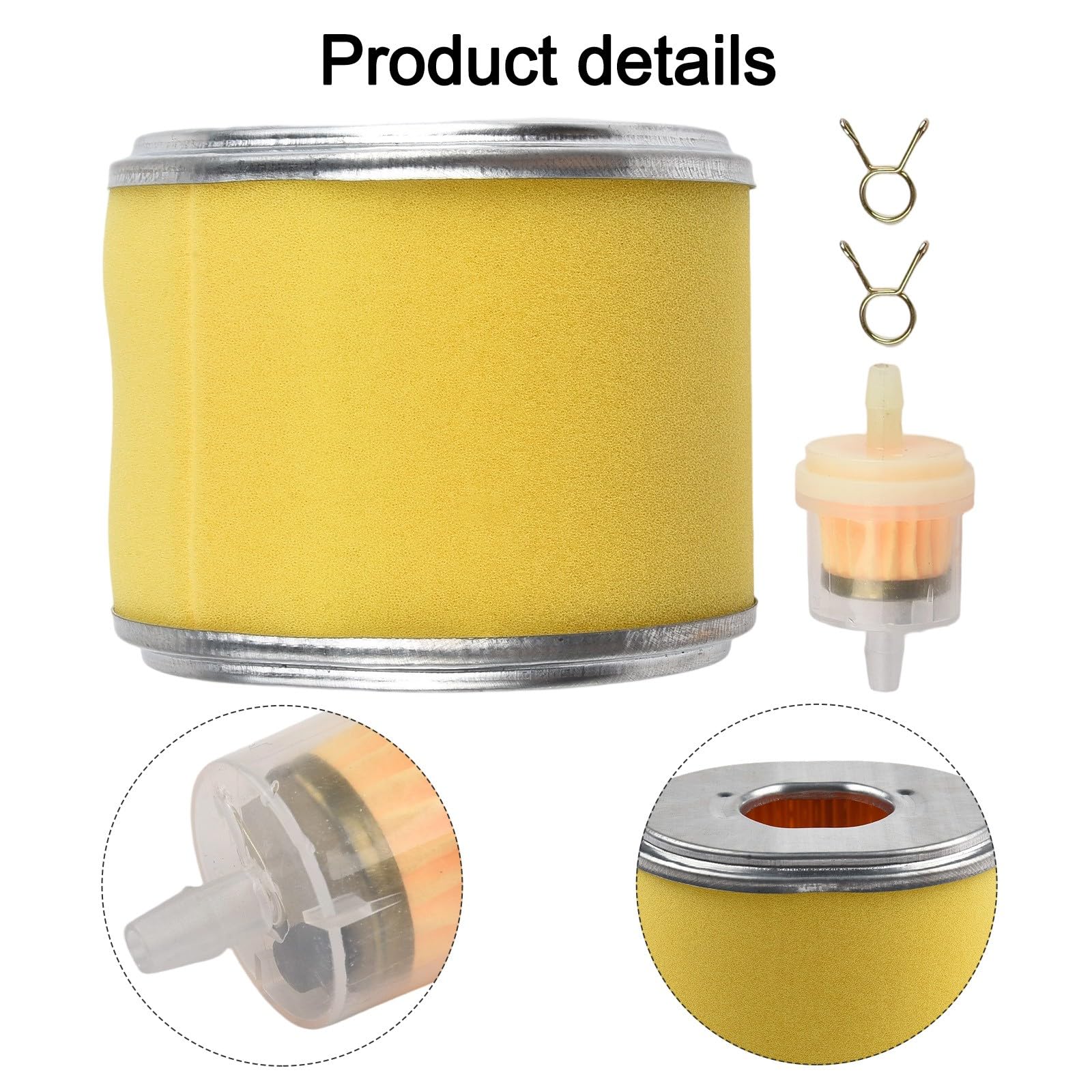 Kit filtro dell'aria per motori per honda GX340 GX390 11/13 per cv, ricambio per 17210-ZE3-505 17210-ZE3-515, compatibile con idropulitrici a pressione Rasenm?Hern, generatori pompe, 1 pezzo