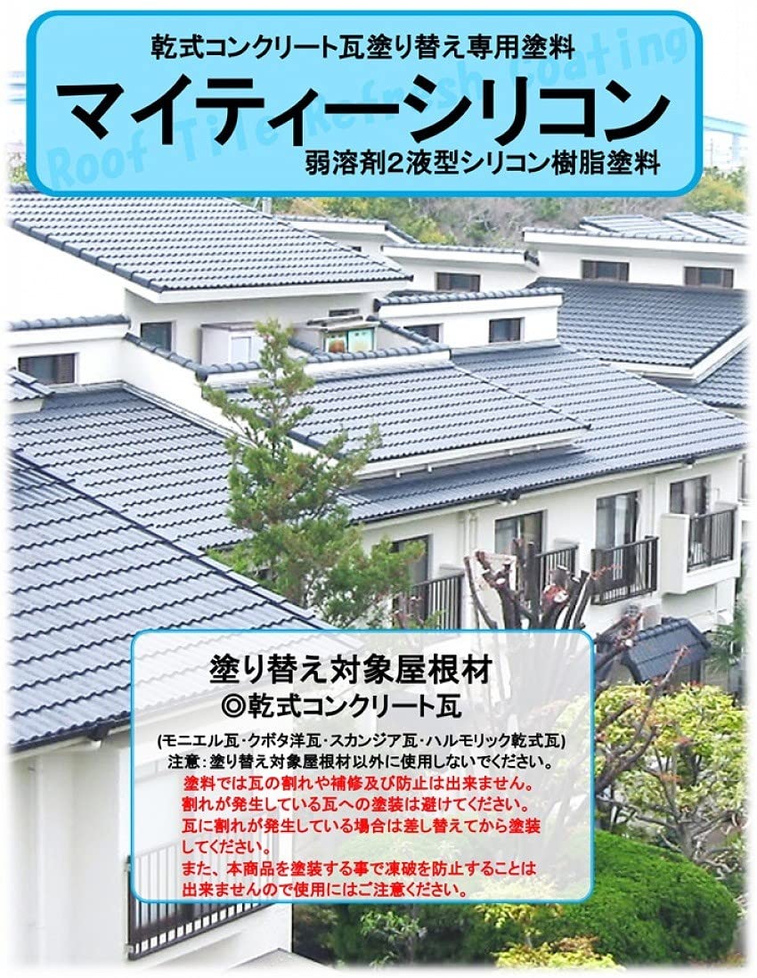 Amazon.co.jp: オリエンタル塗料 マイティーシリコン【4.8