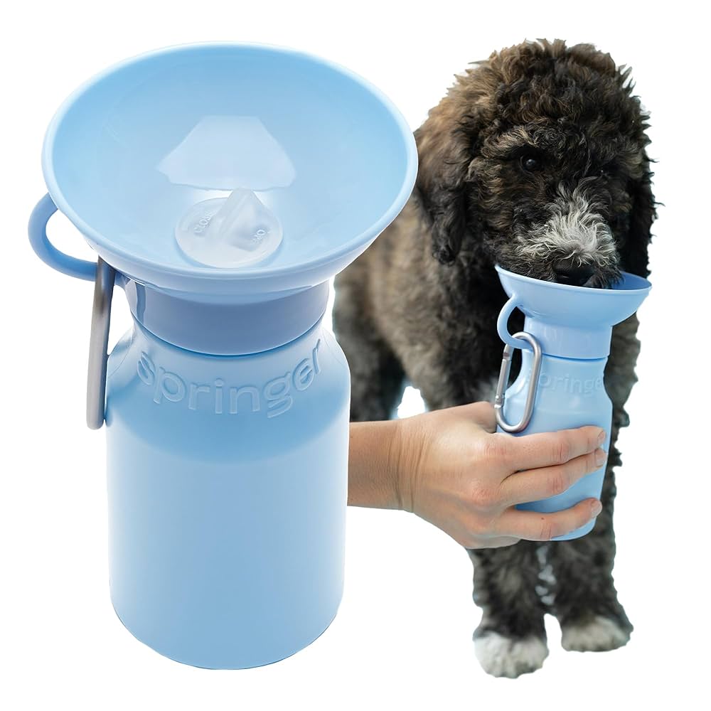 食器・餌やり・水やり用品 NEIGHBORHOOD DOG TRAVEL BOTTLE Springer Dog Water Bottle | Portable Travel Water Bottle