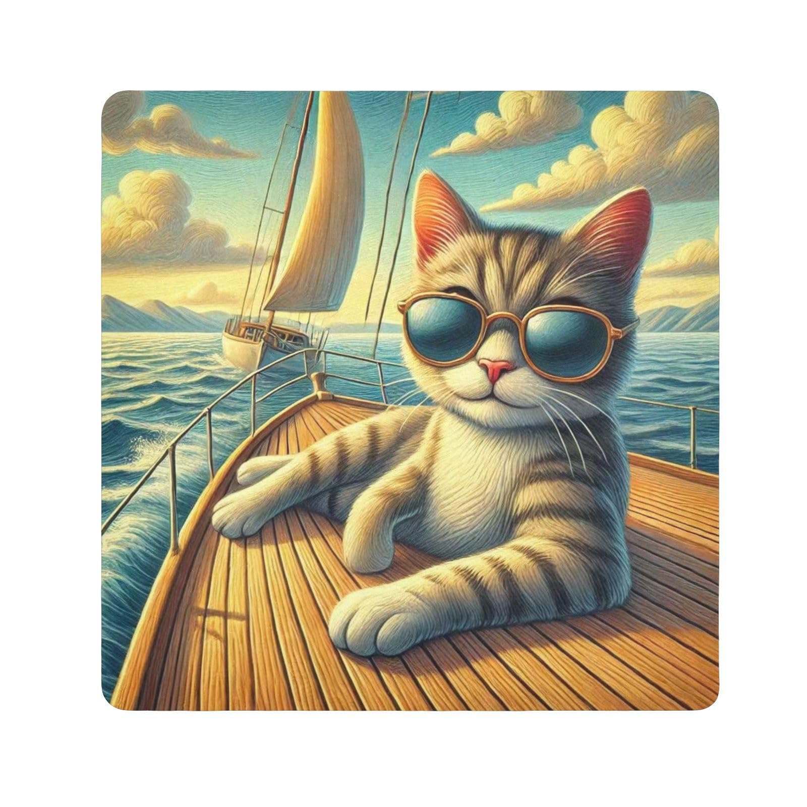 Joko Ivery Summer Cat Boat Self-adhesive Cloth 17.7