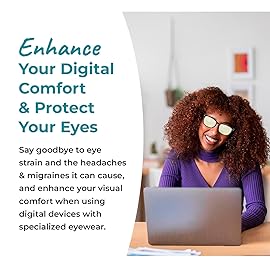 Sleep ZM Blue Light Blocking Glasses for Women + Men - Better Sleep + Anti Eye Strain Protection - Computer Screens & Gaming - Black Wayfarer - DaytimeMax Yellow Lens