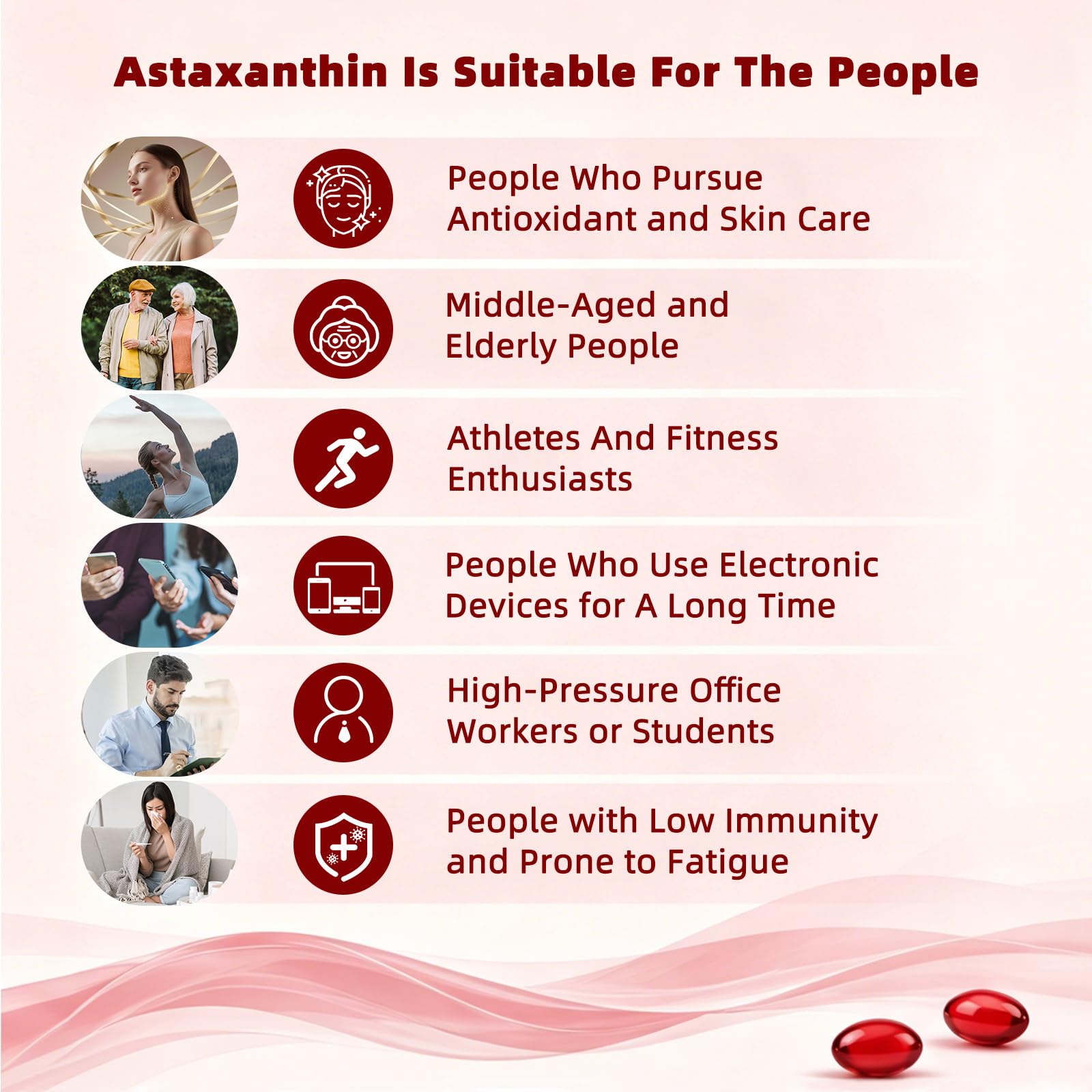 Astaxanthin 24mg Complex with Phosphatidylcholine, 80 Softgels — Amazon image 6