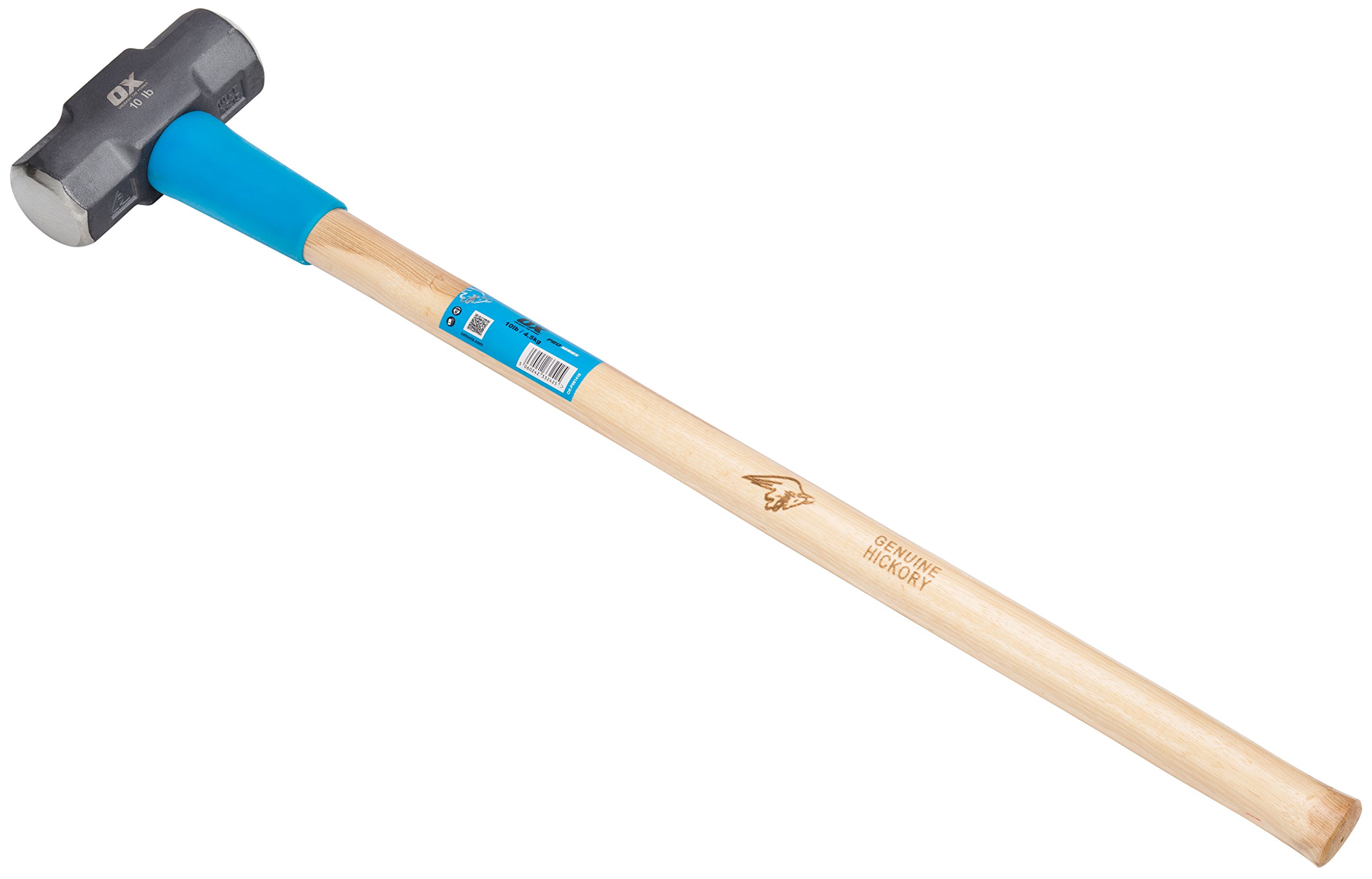 OX Tools OX-P081410 10lb Pro Sledge Hammer Wooden Hickory Handle