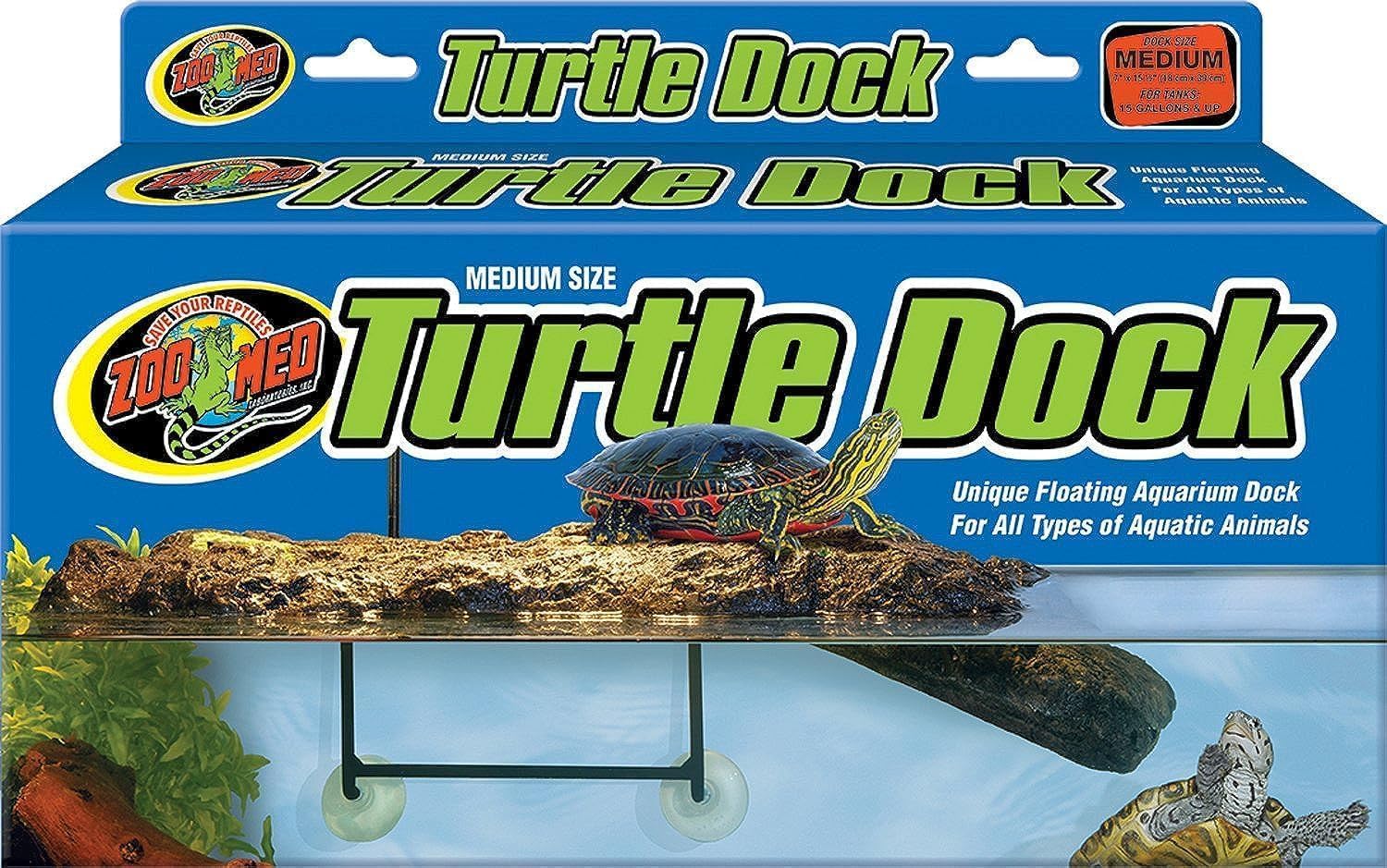 Zoo Med Floating Turtle Dock Medium - 15 Gallon Tanks (15.5" Long x 7" Wide) - Pack of 12