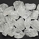 Zenkeeper 1 Lb Rough Clear Quartz Stone Bulk - Large Raw Clear Quartz Crystal Natural Clear Quartz Chunks Natural Crystals Healing Stones