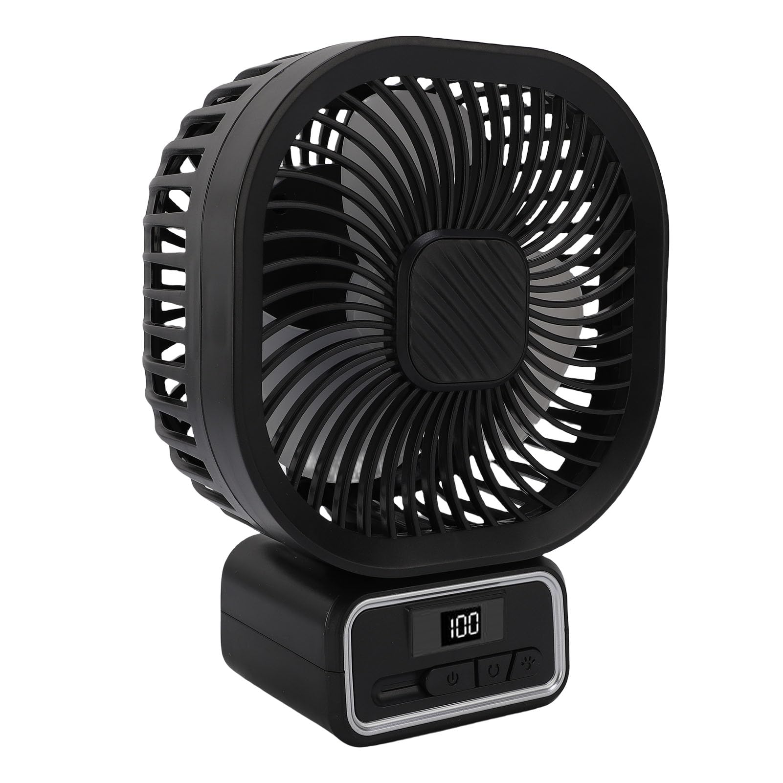 Ventilateur de Refroidissement pour Poussette, Trépied Flexible et Portable, avec Oscillation Automatique et Veilleuse, pour la Maison et le Camping, Matériau ABS