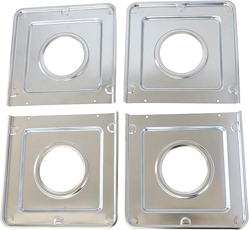 KITCHEN BASICS 101 WB32X90 - Sartenes cuadrados de repuesto de gas para estufas GE AP2028207, PS244863, 258331, AH244863, EA244863, PS244863, KITCHEN BASICS 101 WB32X90 - Sartenes cuadrados de repuesto de gas para estufas GE AP2028207, PS244863, 258331, AH244863, EA244863, PS244863,