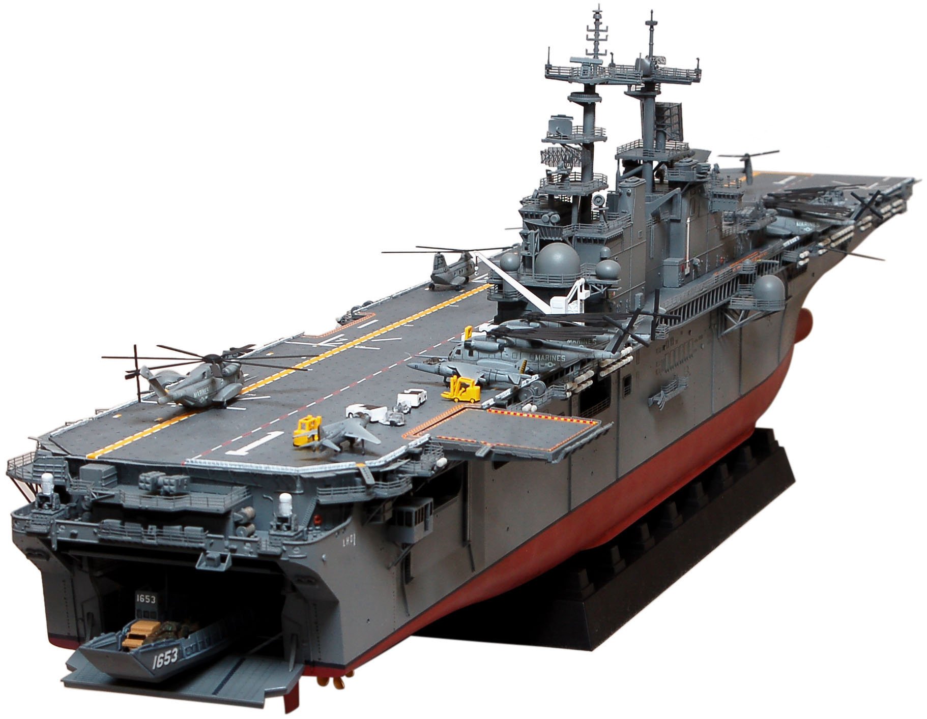 Amazon | モノクローム アメリカ海軍強襲揚陸艦 USS ワスプ LHD-1 1 