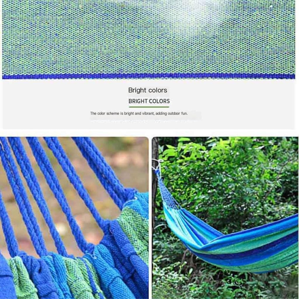 Hammock Canvas Hammock Outdoor Swing Outdoor Camping Anti-Rollover Hanging Chair Dormitory Indoor Camping Picnic Hammocks for Outside