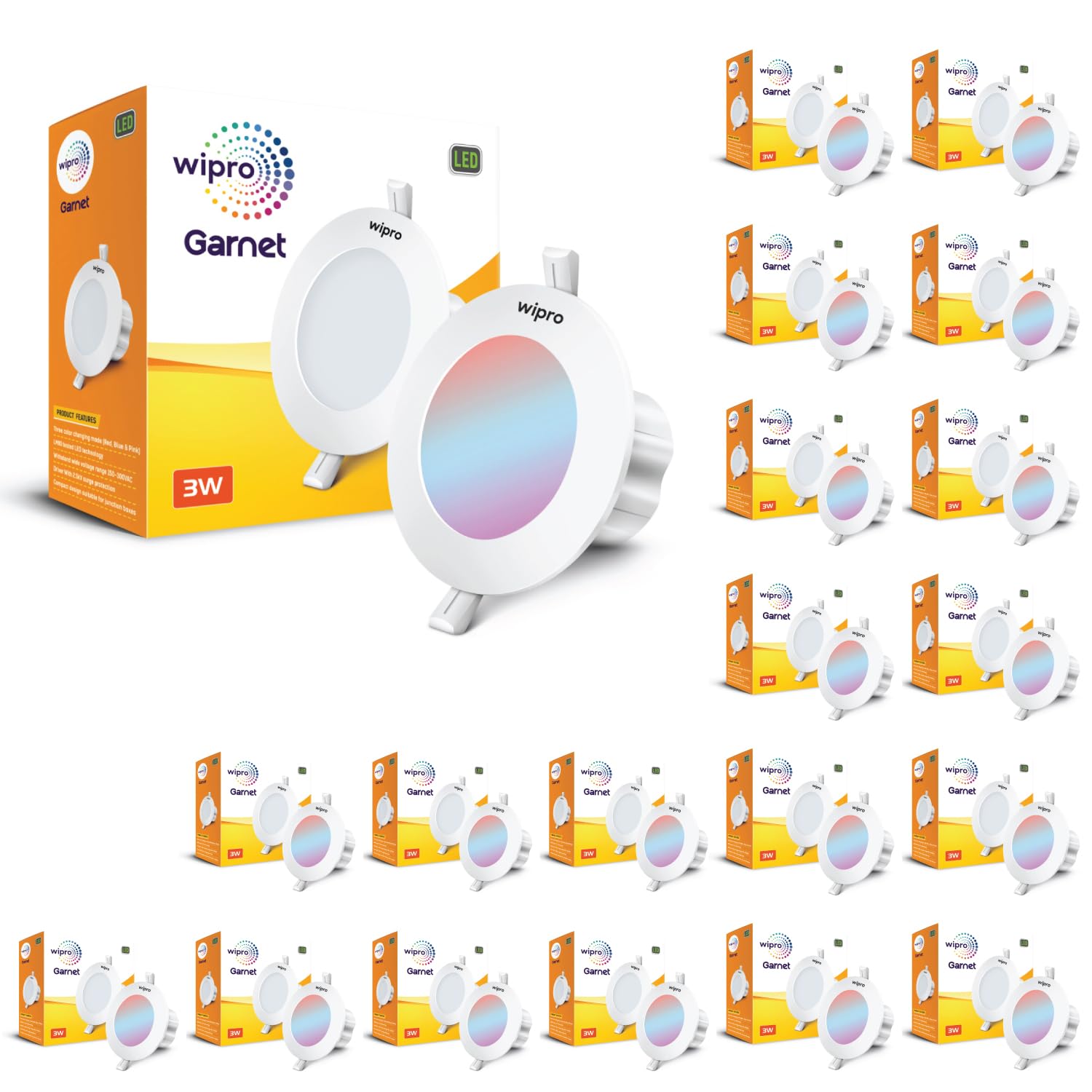 Wipro LED Mini Downlight - Color Changing -7 Wipro LED Mini Downlight - Color Changing -7