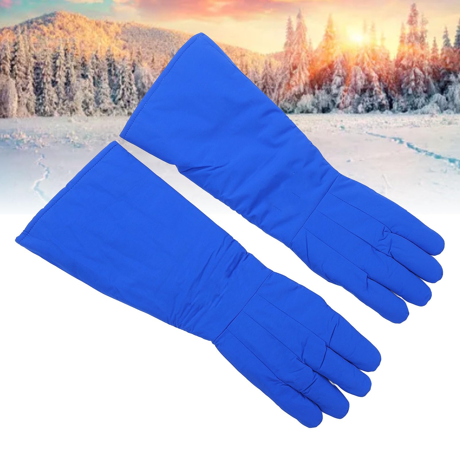 Fabater Cryogéniques, de Travail 4 Couches Résistants à la Température de -260 ℃ à +148 ℃, Antigel, de Protection à L'azote Liquide LN2 Basse Température, 58 Cm