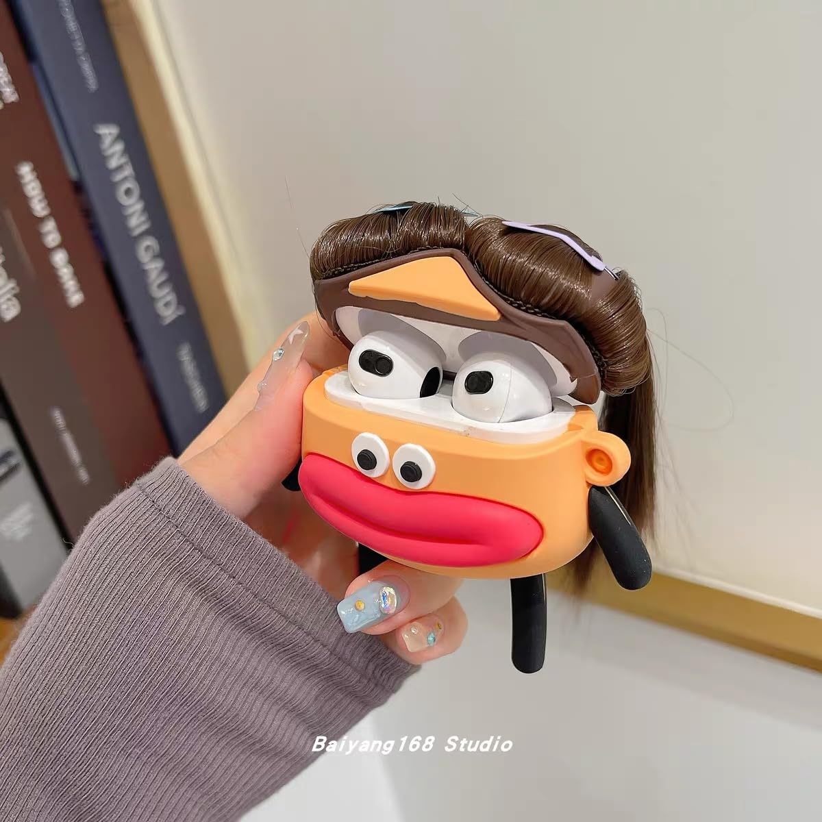Amazon.com: YAKVOOK for AirPods Pro Case,Cute 3D Cartoon Ugly Girl
