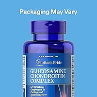 Vista 2 de Puritan's Pride Complejo de glucosamina condroitina para mujeres y hombres, suplemento dietético para la salud de las articulaciones, 120 cápsulas
